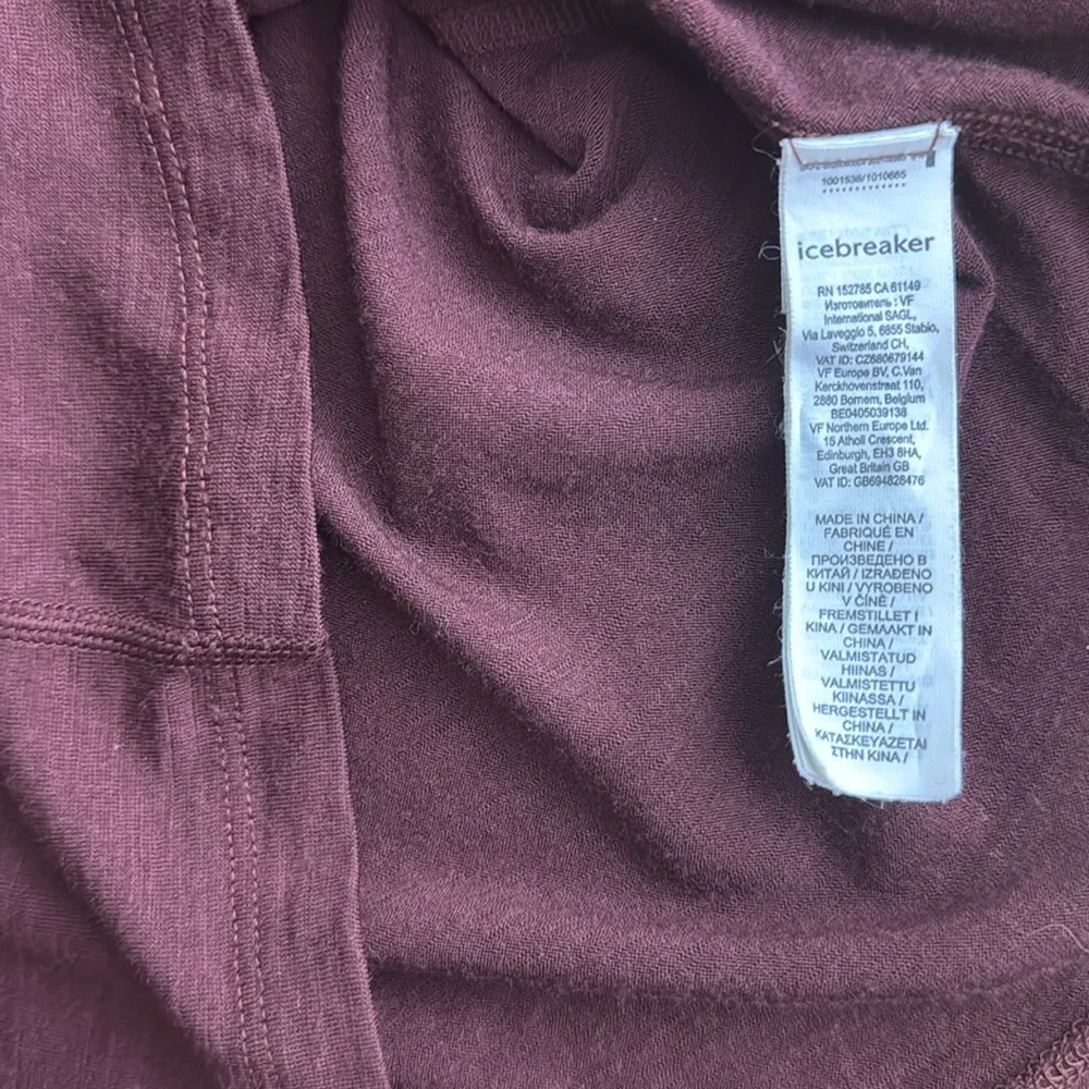 Icebreaker Women's 200 Sonebula Long Sleeve High Neck Thermal Top in XS - Picture 6 of 7